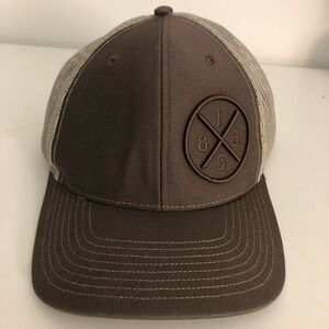 Brown 1885 Trucker Hat with Mesh Back